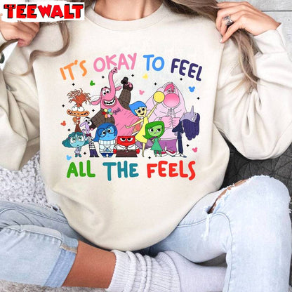 Today I Feel All The Feels Inside Out 2 Unisex Hoodie, Creative Inside Out 2