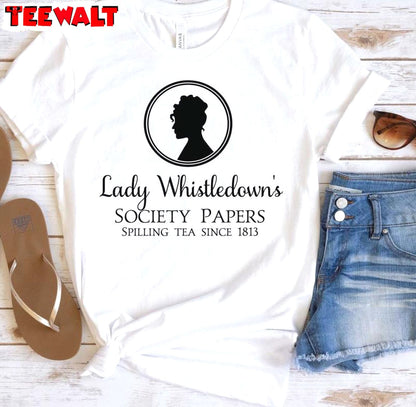 Cool Design Lady Whistledown Shirt, Spill The Tea Crewneck Crewneck