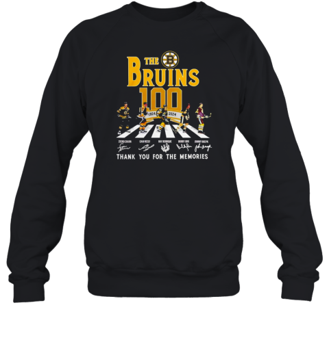 Boston Bruins 100 Thank You For The Memories T-Shirt