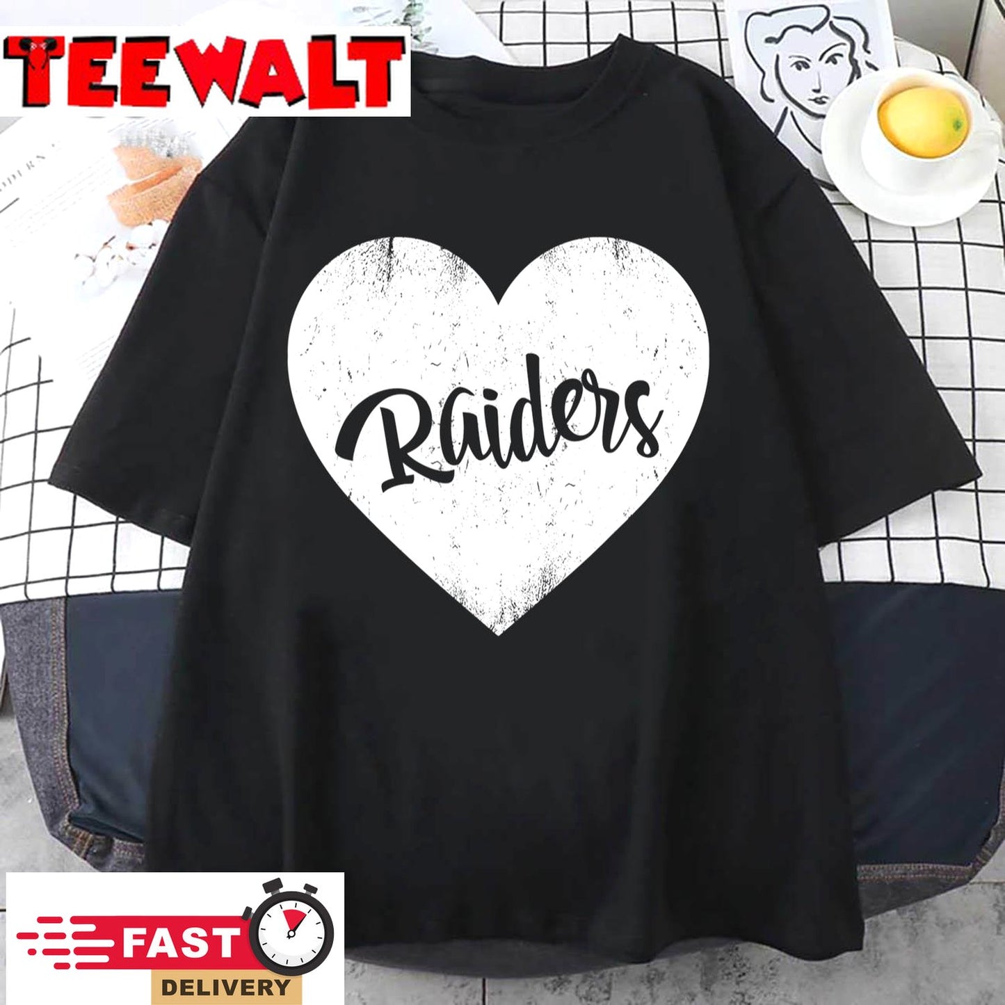 Raiders School Sports Fan Team Spirit Mascot Gifts T-Shirt