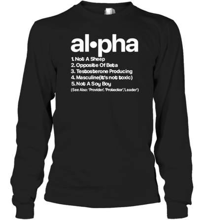 Alpha male definition T-Shirt