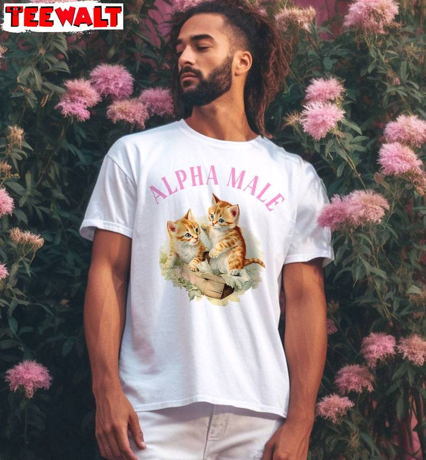 Alpha Male Cat Inspirational T Shirt, Must Have Alpha Male Shirt Sweater