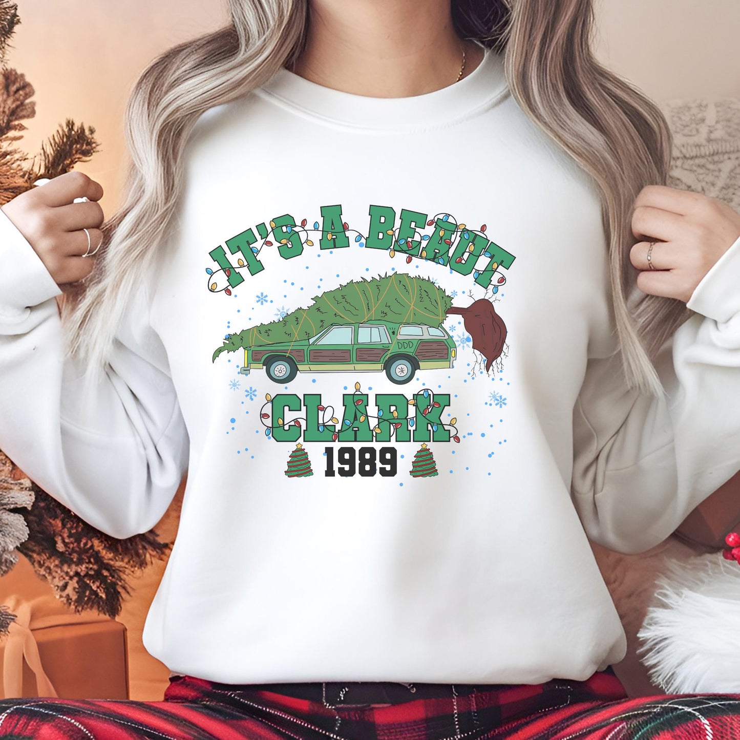 Beaut Clark Christmas Movie Sweatshirt Funny Xmas Vacation