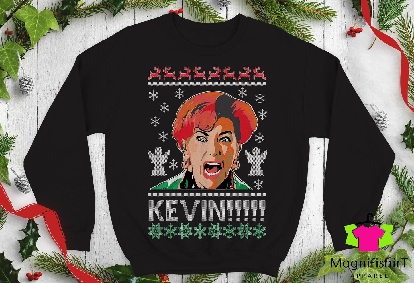 Kevin - Christmas SweatShirt Unisex Funny Home Alone Parody