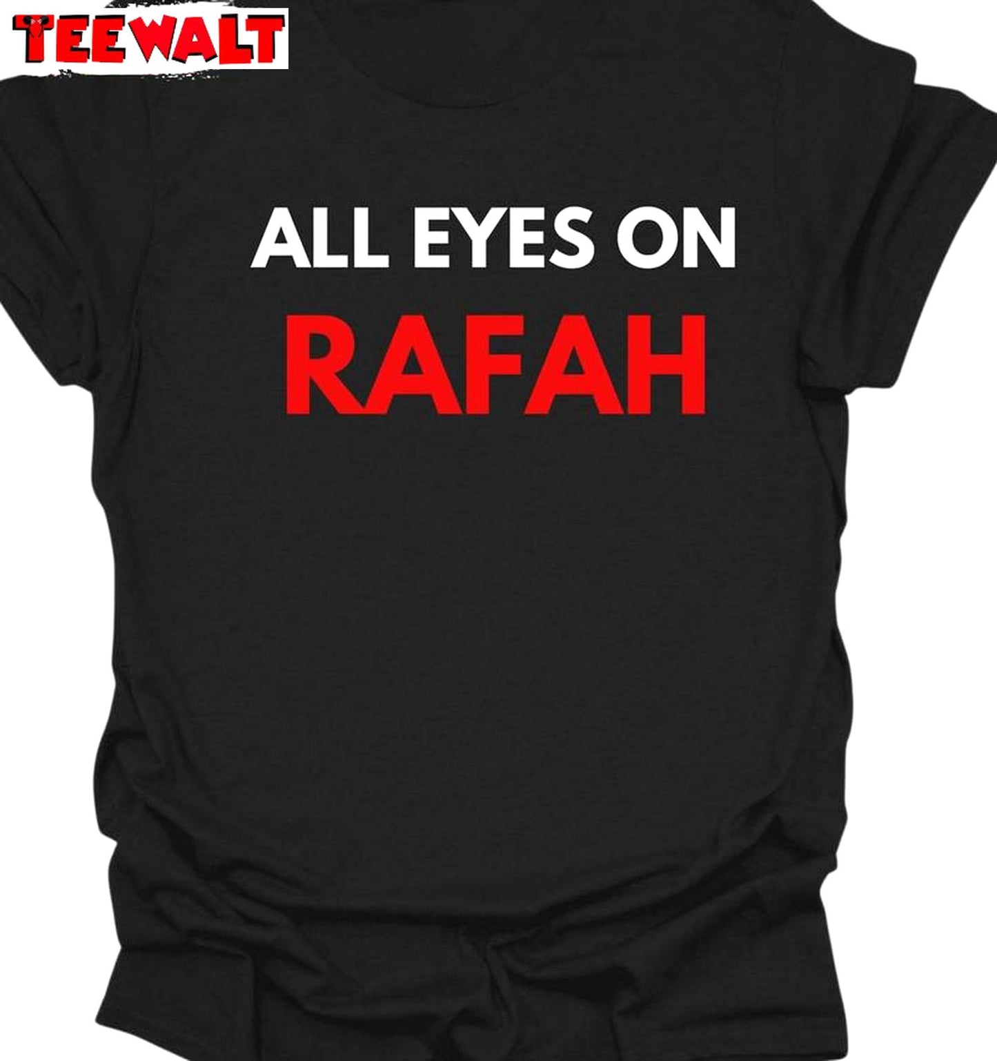 Human Rights Sweatshirt , All Eyes On Rafah Inspirational Shirt Long Sleeve