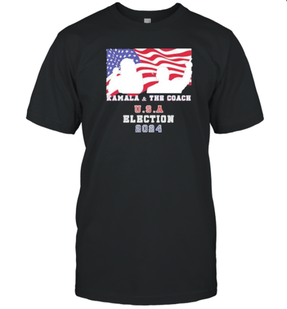 Kamala And The Coach USA Election 2024 T-Shirt