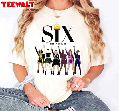 Broadway Six Musical Inspired Unisex Hoodie, Limited Six The Musical Shirt Sweater