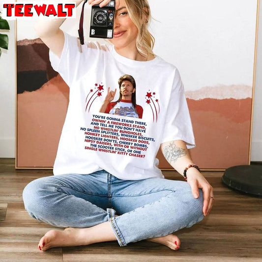 Trendy Independence Day Sweatshirt , New Rare Joe Dirt 4th Of July Shirt Long Sleeve