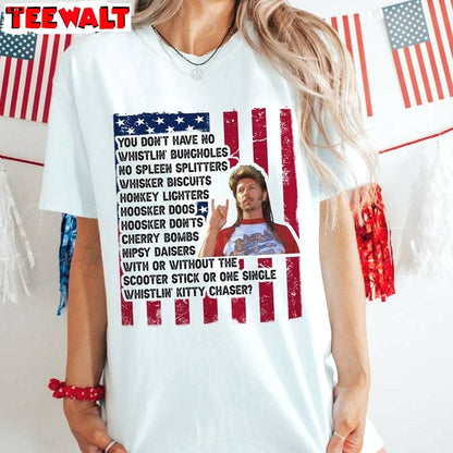 Joe Dirt Merica July 4th Hoodie, Comfort Joe Dirt 4th Of July Shirt Long Sleeve