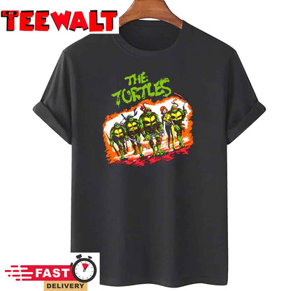 Vintage The Ninja Turtles Superhero Cartoon Movie Unisex T-Shirt