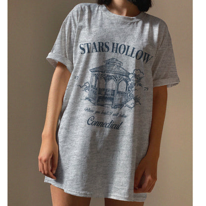 Stars Hollow Vintage Style Tee Where You Lead I Will Follow