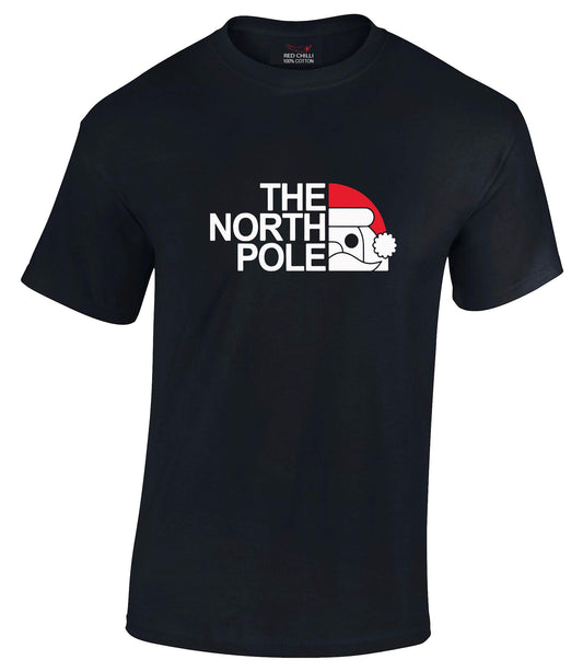 North Pole Christmas T-Shirt, Funny Holiday Gift Design