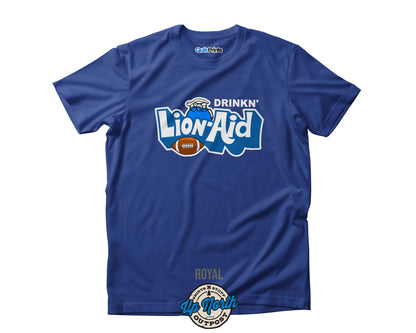 Drinkin' Lion-Aid Shirt - Detroit Football Tee For All Sizes