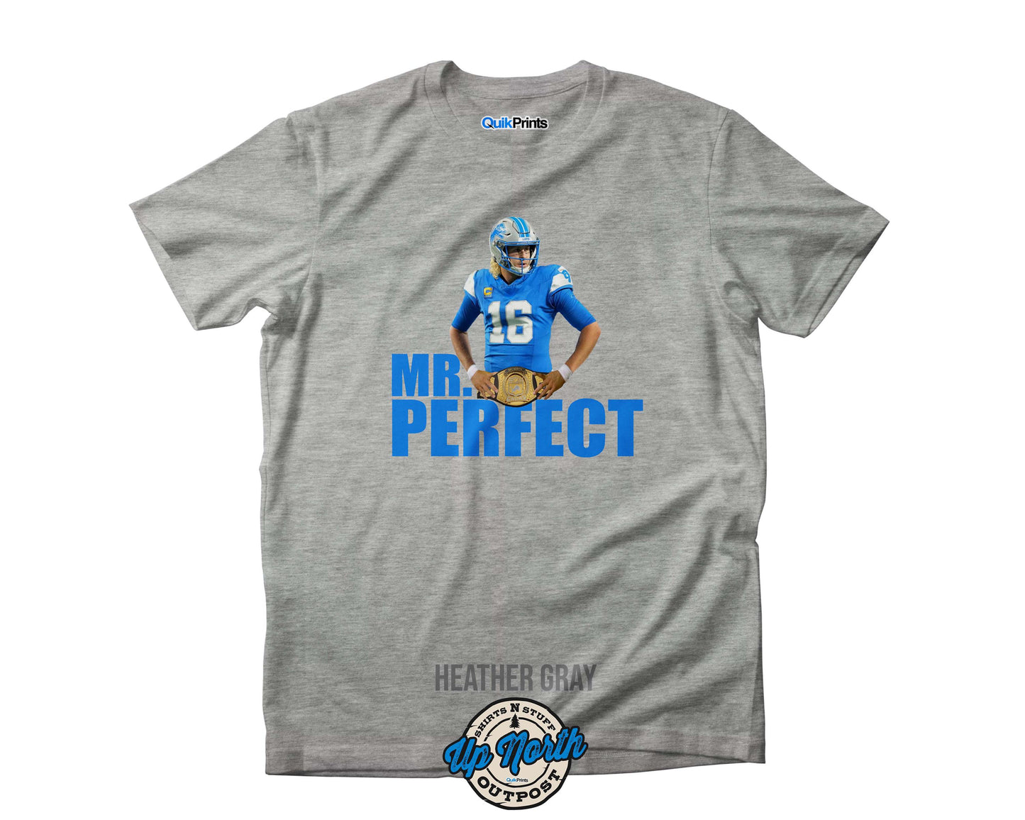 Mr Perfect Jared Goff Detroit Football  T-Shirt