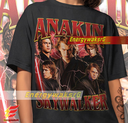 Anakin Skywalker Vintage 90'S T-Shirt - Retro Star Wars Fan Tee, Classic 90S Style