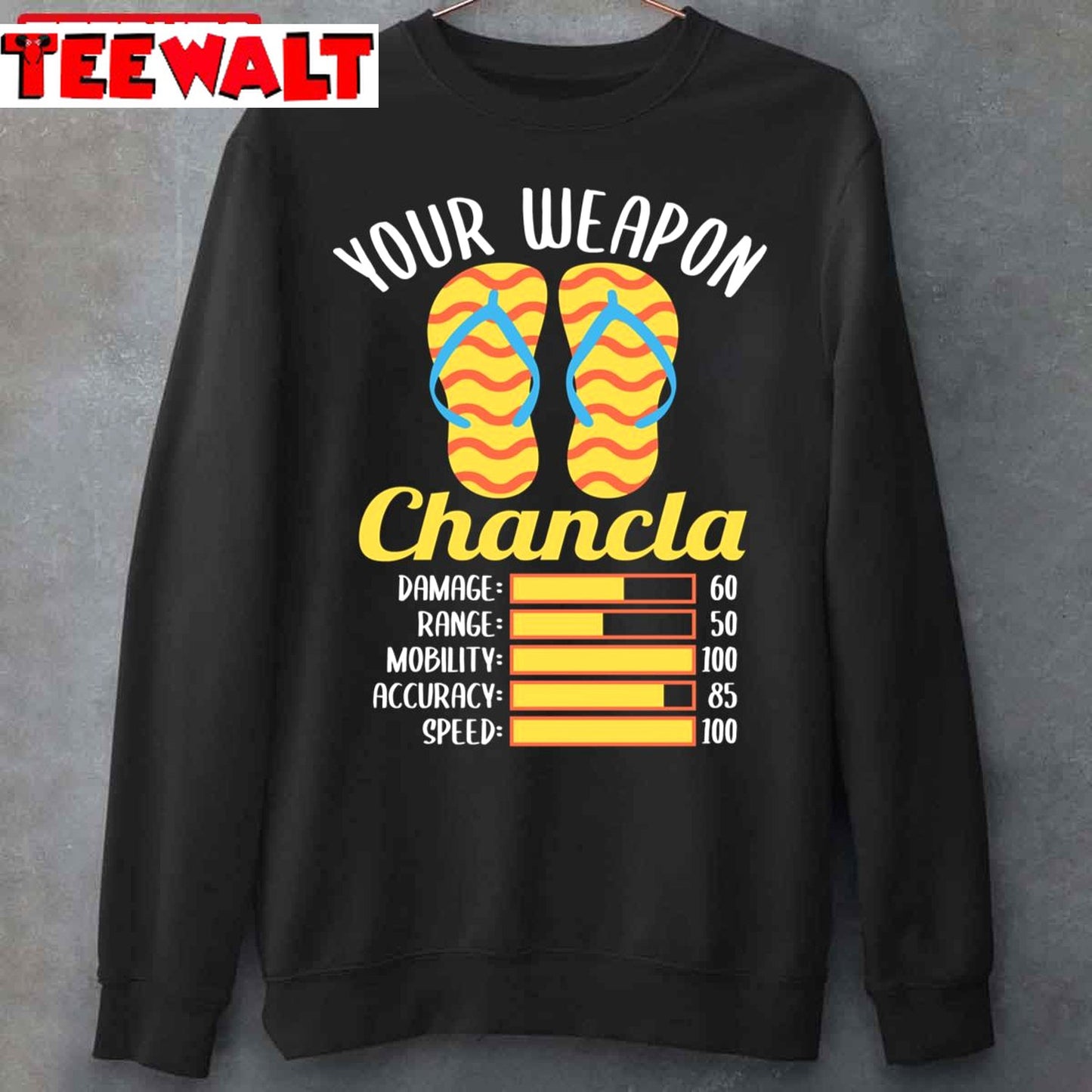 Your Weapon La Chancla Latino Mexican Mom Spanish Unisex T-Shirt