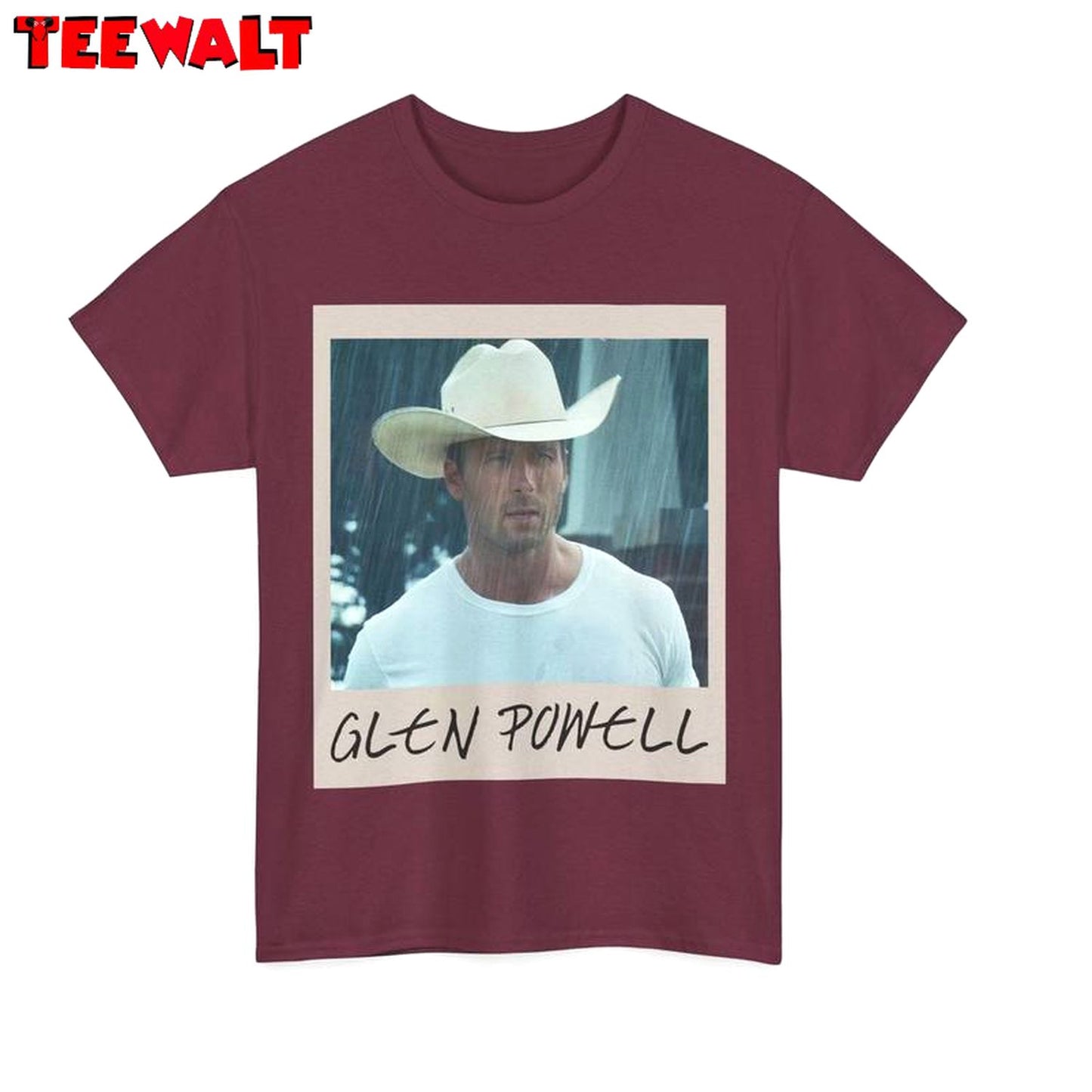 Hot Glen Powell Shirt, Cowboy Retro Unisex T Shirt Unisex Hoodie