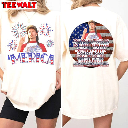 Comfort Colors Joe Dirt 4th Of July Shirt, Independence Day Short Sleeve Crewneck