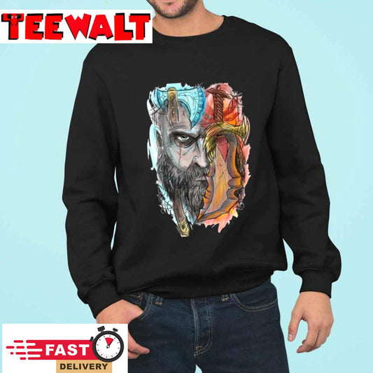 Old And New Style God Of War Ragnarok T-Shirt