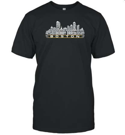 Boston Bruins Players Names City T-Shirt