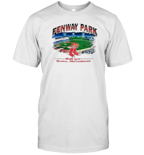 Fenway Park Built 1912 Boston Massachusetts Vintage T-Shirt