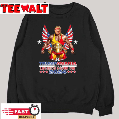 Trump Republican Convention Wrestling Meme Trumpamania Funny T-Shirt