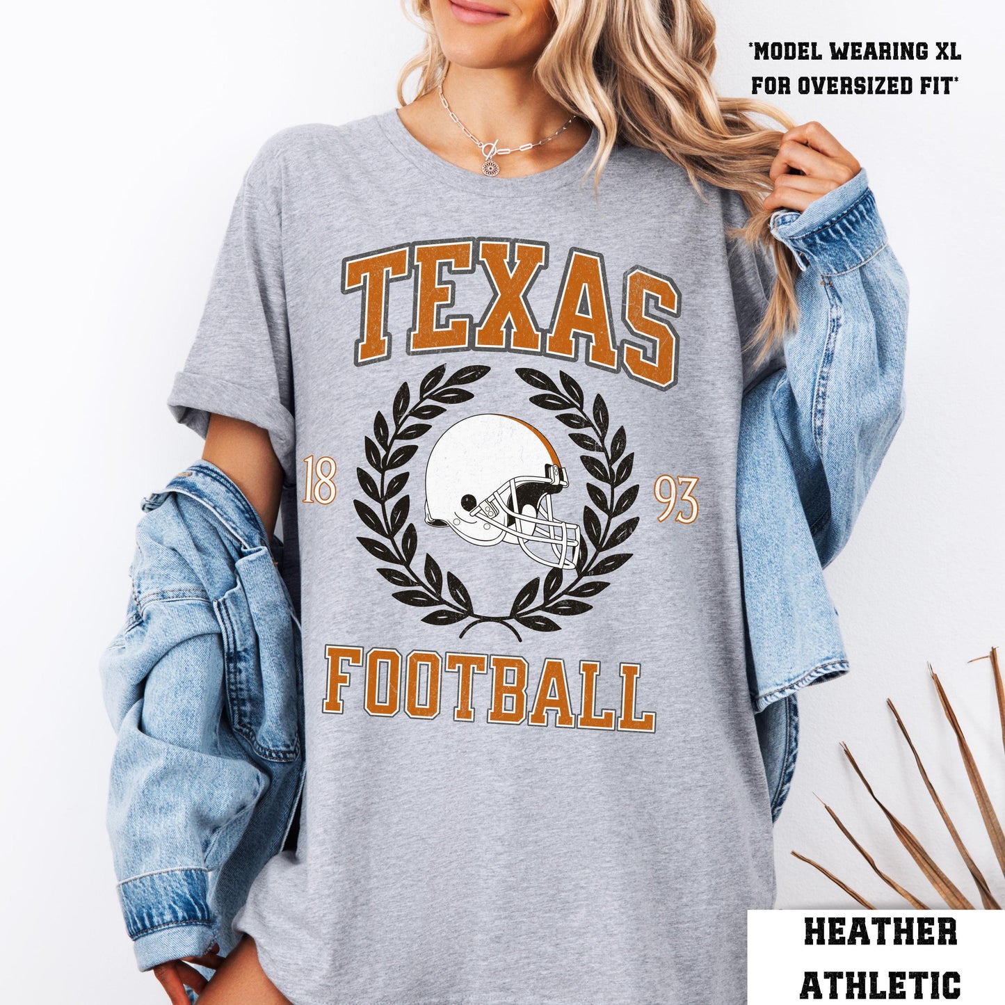 Texas Football Sweatshirt College Game Day Shirt Varsity Texas Coquette