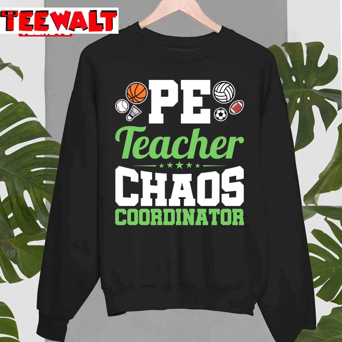 Pe Teacher Chaos Coordinator Physical Education Unisex T-Shirt