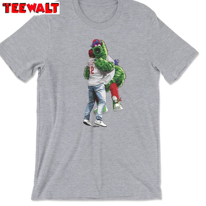 Comfort Phillie Phanatic Shirt, Must Have Phillies Mens Crewneck Long Sleeve