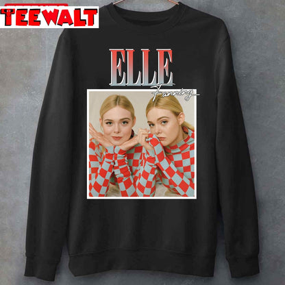 Elle Fanning Vintage Bootleg 90s Unisex Sweatshirt