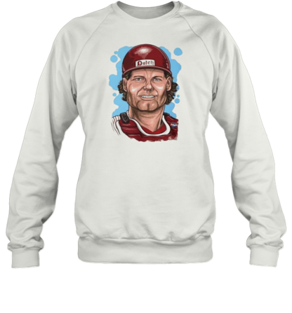 Darren Daulton GOAT Philadelphia Phillies Caricature T-Shirt