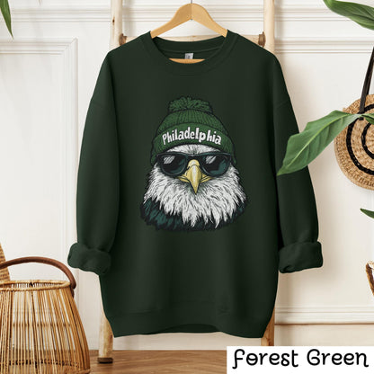 Vintage Philadelphia Football Sweatshirt, Retro Eagles