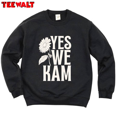 Yes We Kam Shirt, Kamala Voters Crewneck Tee Tops