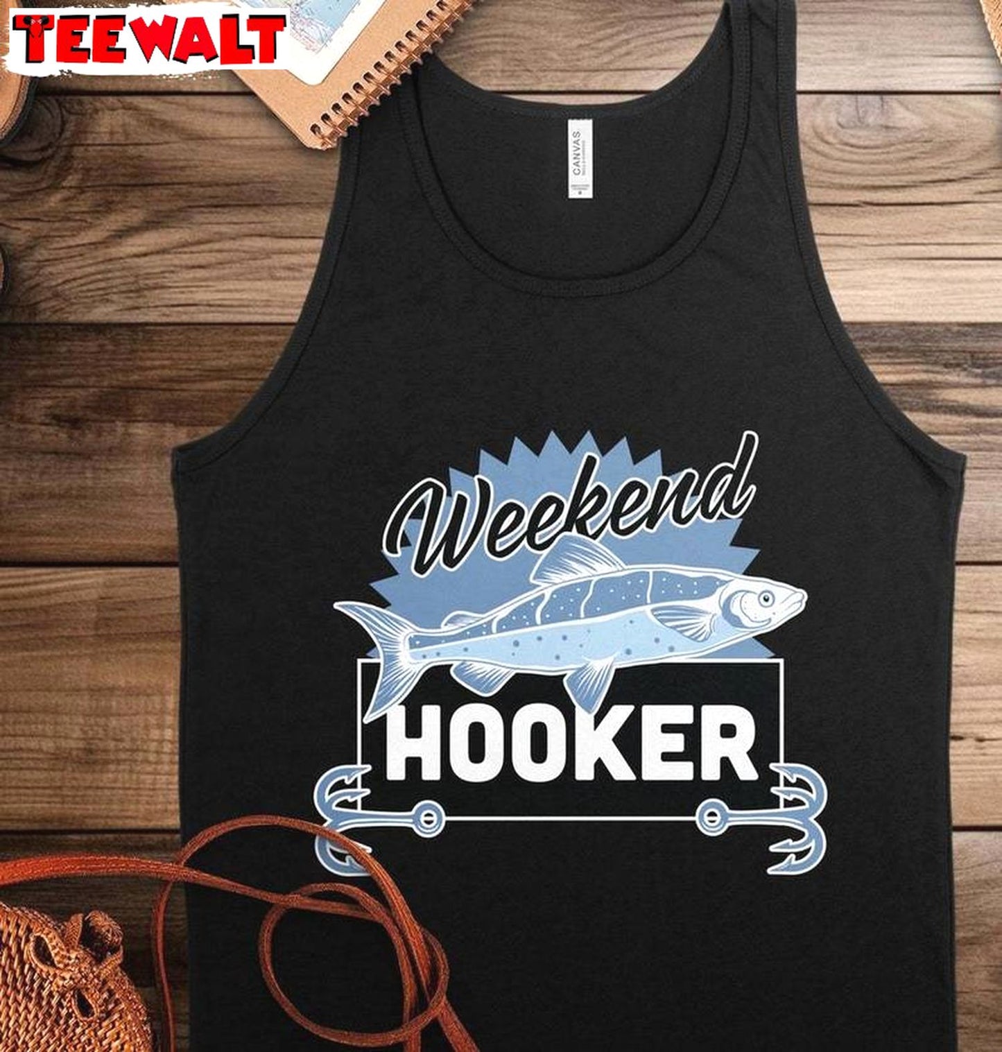 Funny Fishing Weekend Hooker Unisex Hoodie, Must Have Weekend Hooker Shirt Long Sleeve