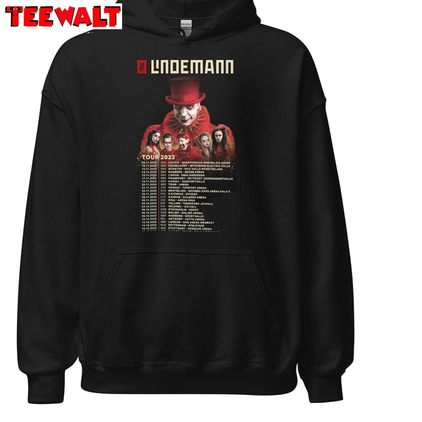 New Rare Rammstein Band Shirt, Lindemann Tour Unique Long Sleeve