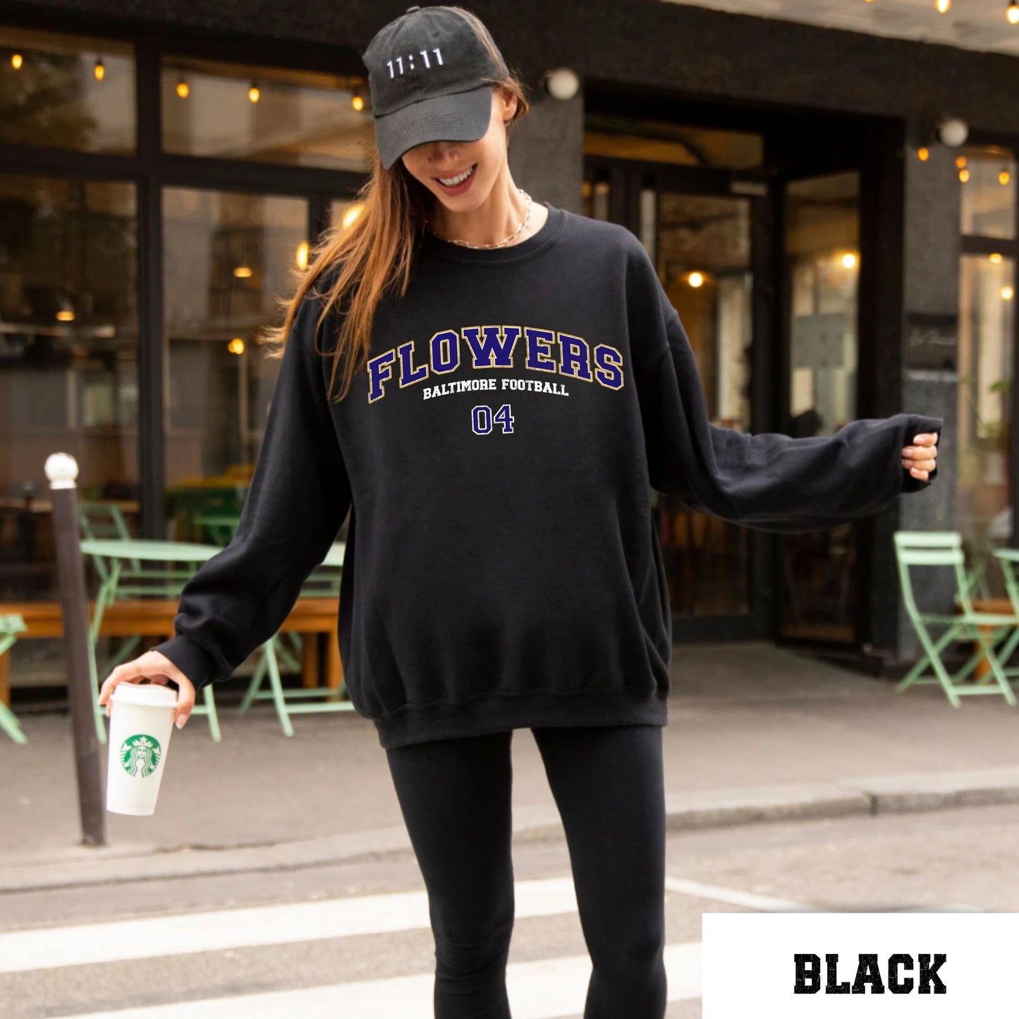 Zay Flowers Baltimore Ravens Football Sweatshirt Game Day Crewneck