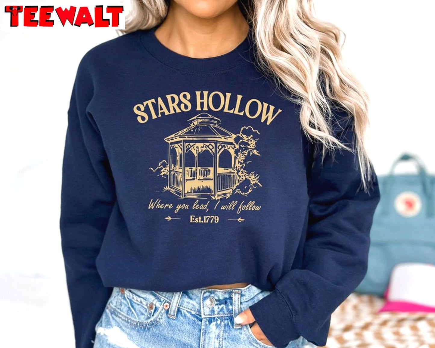 Stars Hollow Sweatshirt, Retro Where You Lead I Will Follow Shirt