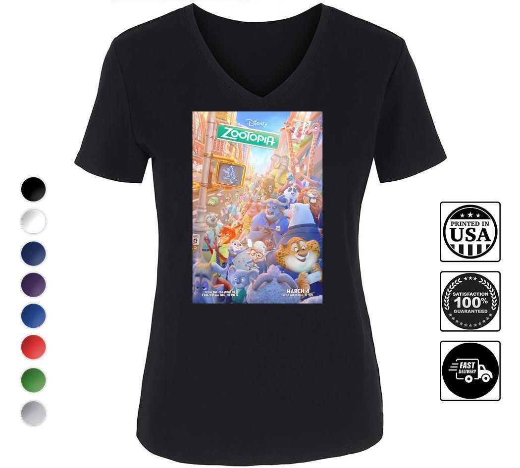 Zootopia 2 2025 poster shirt