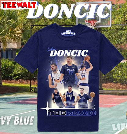 Comfort Luka Doncic Shirt, Must Have Crewneck Long Sleeve For Basketball Lover