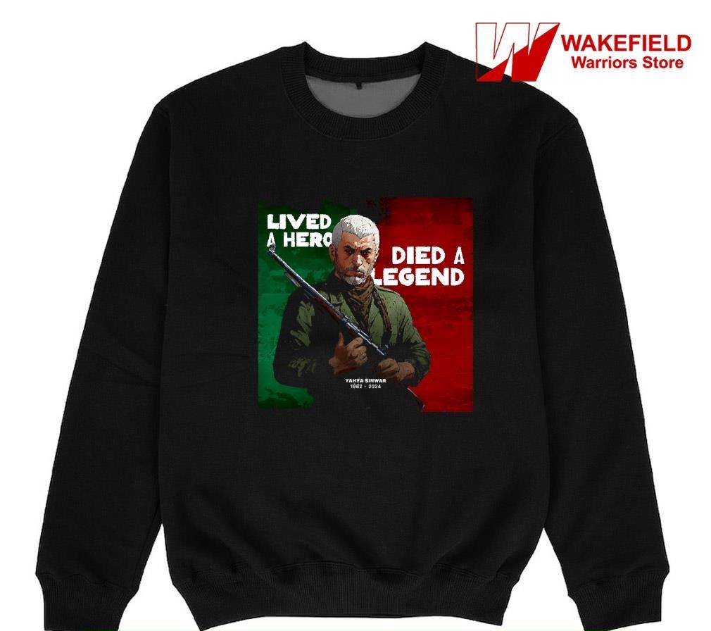 Yahya Sinwar lived a hero Died a Legend 1962 2024  shirt