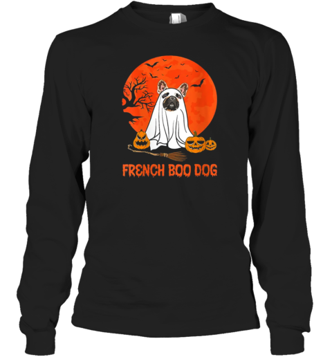 Funny French Boodog Halloween Teacher T-Shirt