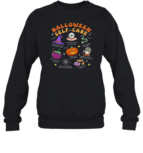 Halloween Selfcare Teacher T-Shirt