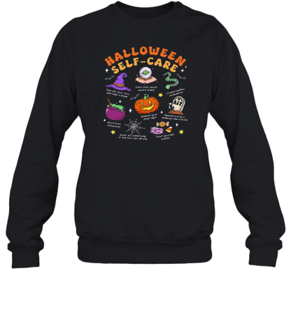 Halloween Selfcare Teacher T-Shirt