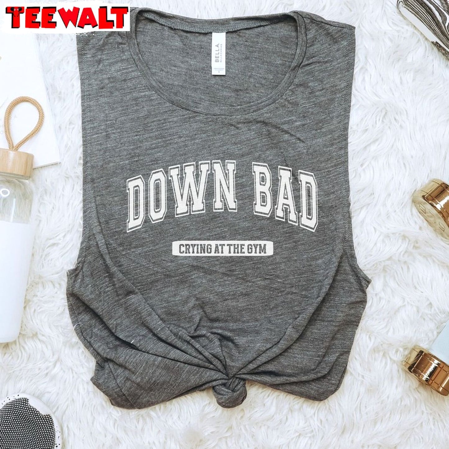 Down Bad Funny Shirt, Tortured Poets Short Sleeve Hoodie