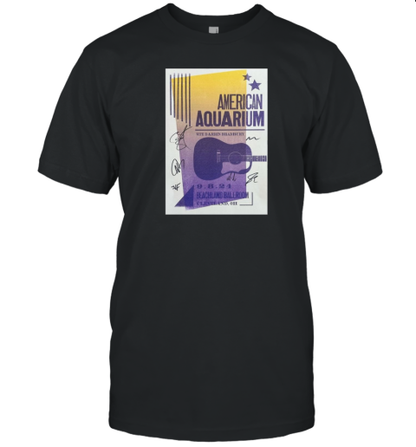 American Aquarium September 8 2024 In Cleveland, OH Tour Poster T-Shirt