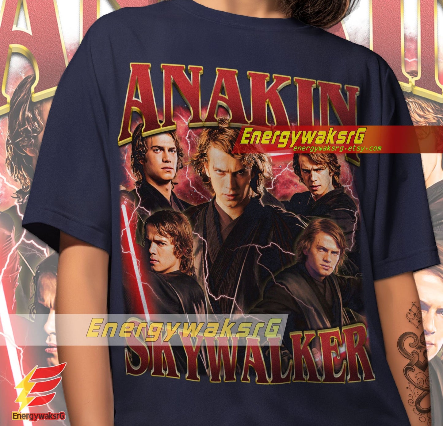 Anakin Skywalker Vintage 90'S T-Shirt - Retro Star Wars Fan Tee, Classic 90S Style