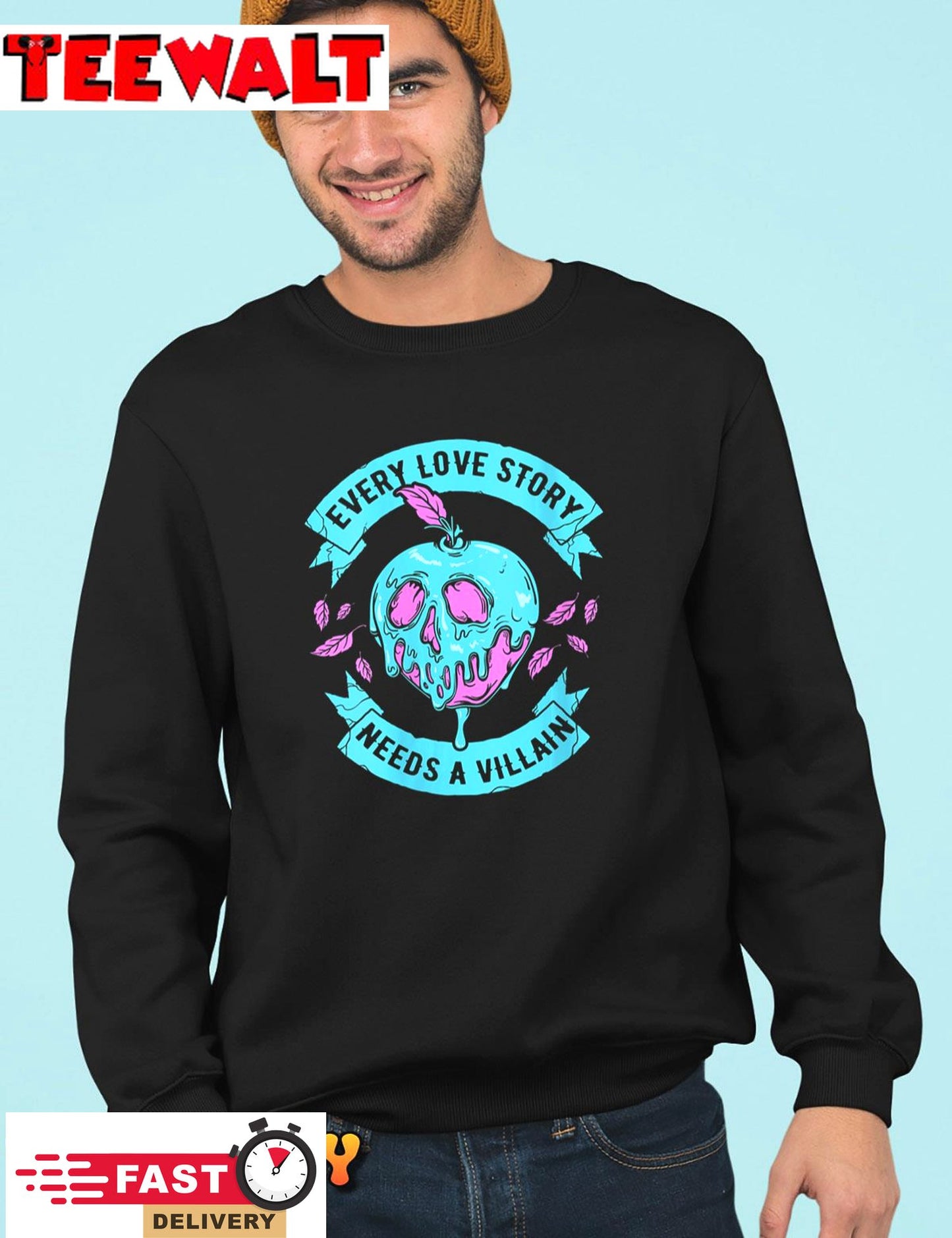 Womens Disney Villains Every Love Story Needs A Villain Valentine's  Hoodie