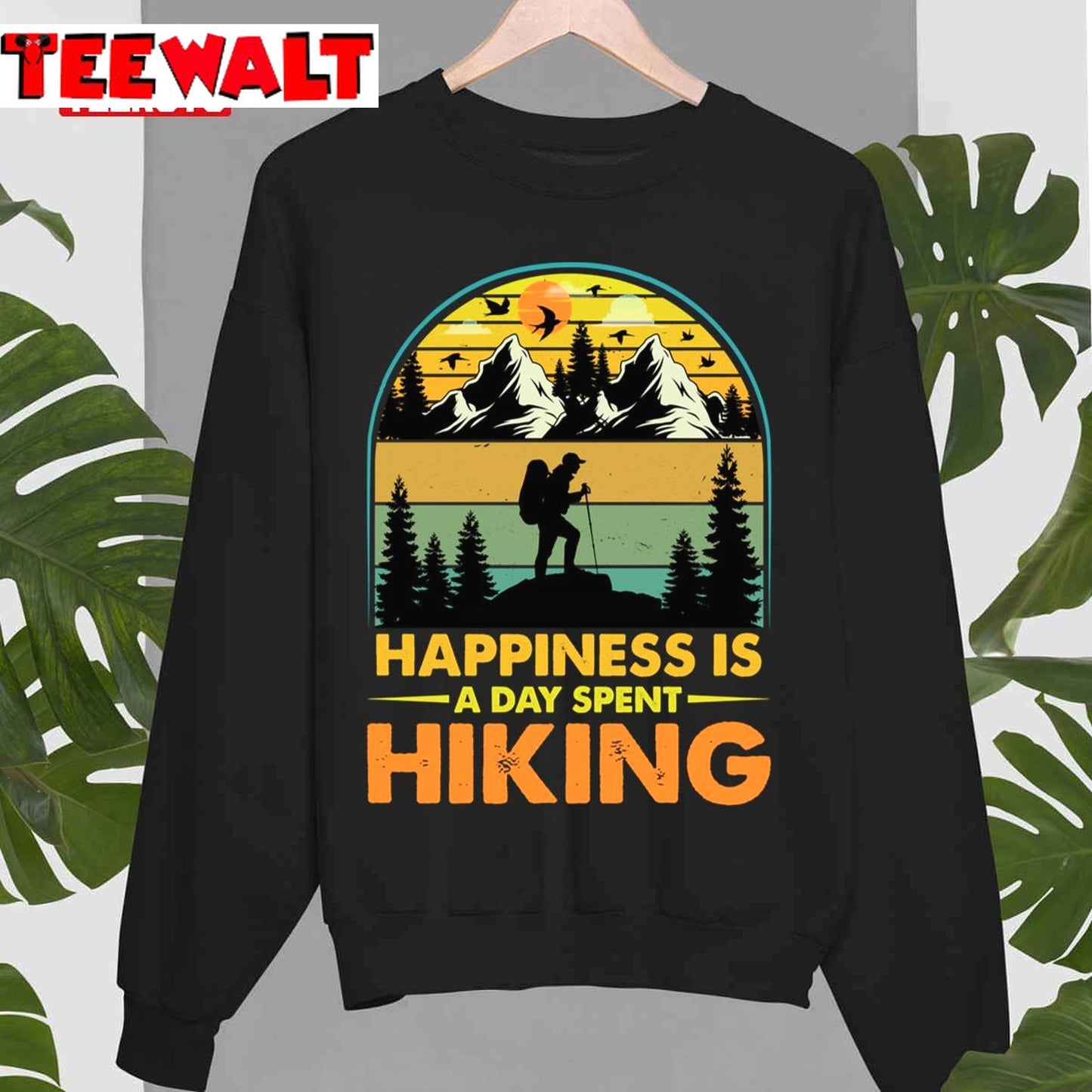 Happiness Is A Hiking Trail Unisex T-Shirt