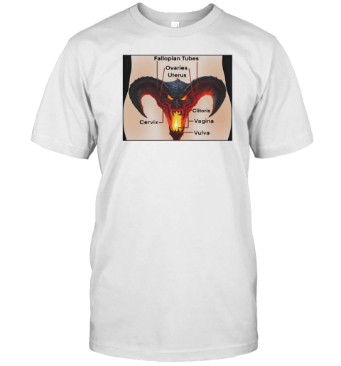 Fallopian Tubes Ovaries Uterus T-Shirt