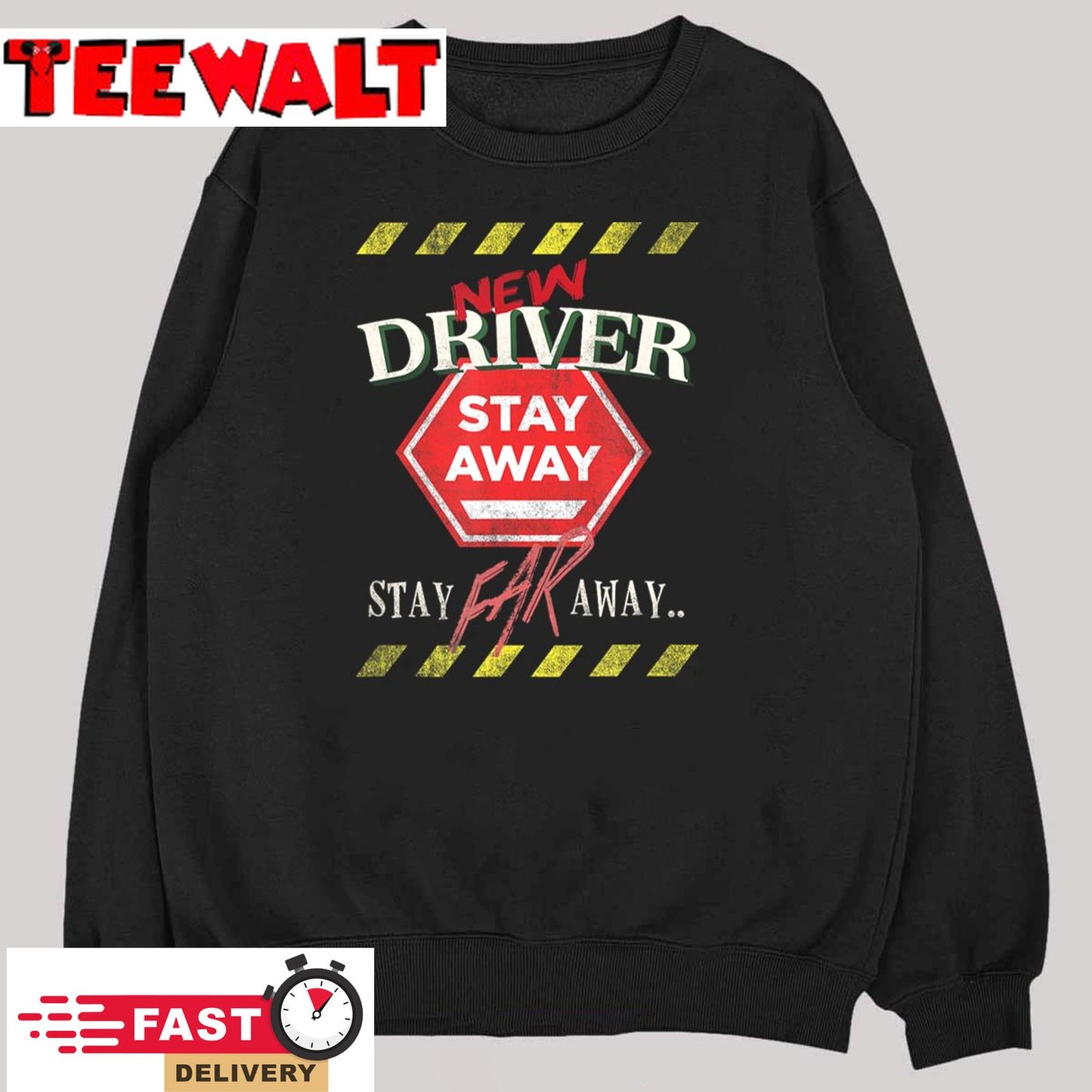 New Driver Stay Far Away Student Driving Instructor T-Shirt